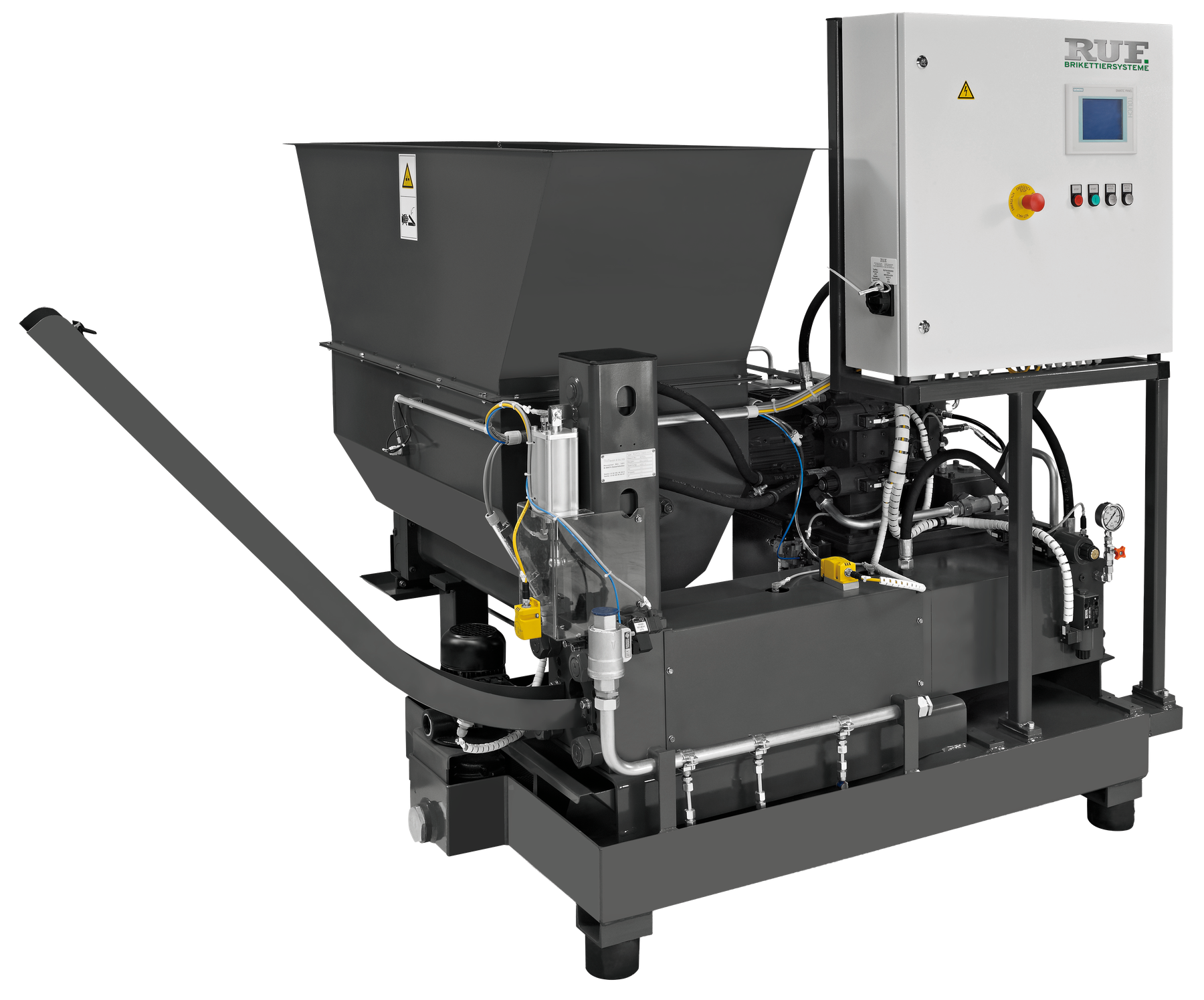 RUF briquetting press machine